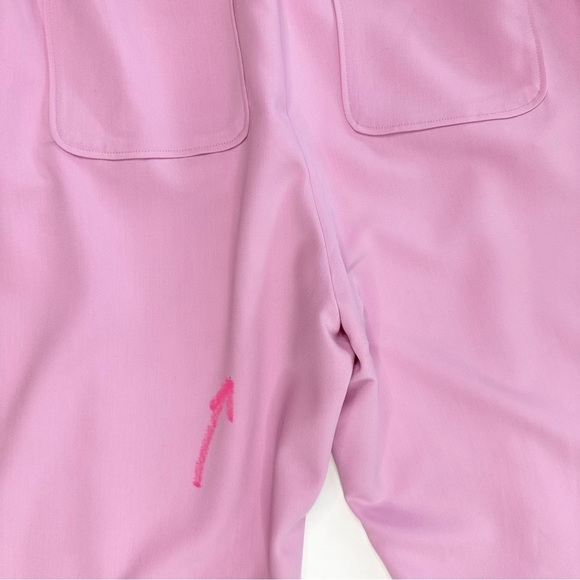 Anthropologie Maeve lilac purple pink cuffed pant pockets high-rise straight 18W - Picture 16 of 16